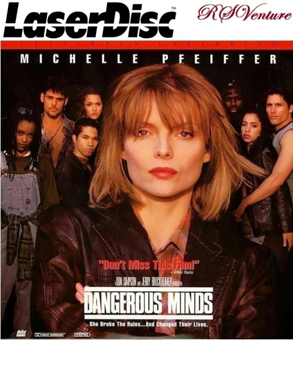 LaserDisc Film "DANGEROUS MINDS"